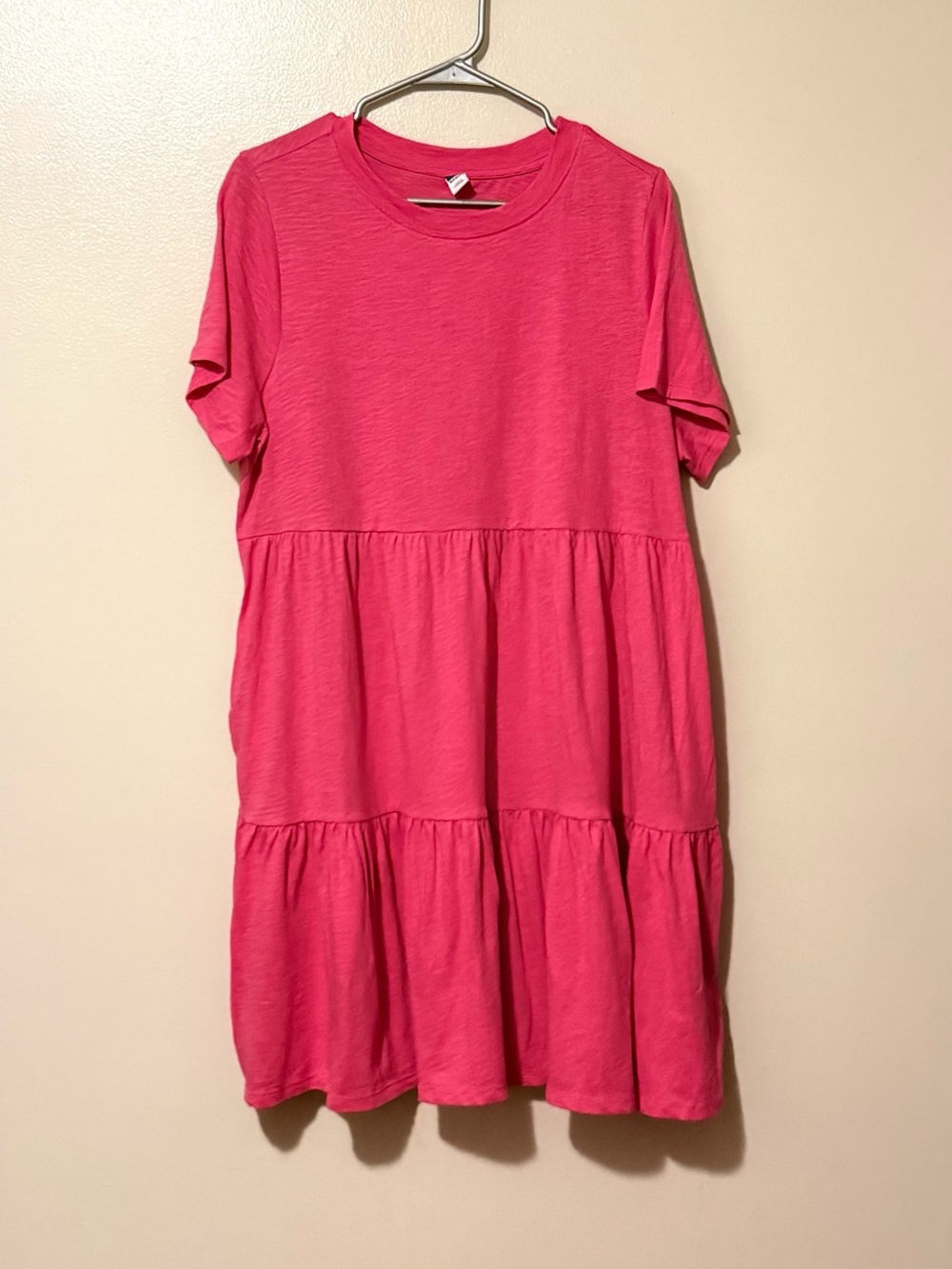 Old Navy Tiered Short Sleeve Dress - Pink